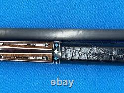 Jacoby Custom Pool Cue Jacoby 4.0 12.7mm 29 Cf Shaft Leather Wrap Radial Joint