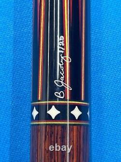 Jacoby Custom Pool Cue Jacoby 4.0 Cf 11.8mm 29 Shaft Wrapples Ebony Cocobolo
