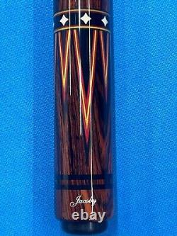Jacoby Custom Pool Cue Jacoby 4.0 Cf 11.8mm 29 Shaft Wrapples Ebony Cocobolo
