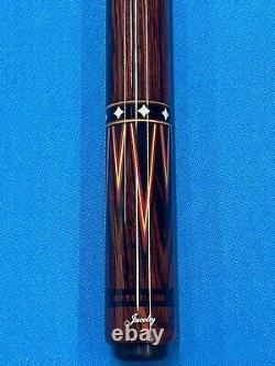 Jacoby Custom Pool Cue Jacoby 4.0 Cf 11.8mm 29 Shaft Wrapples Ebony Cocobolo