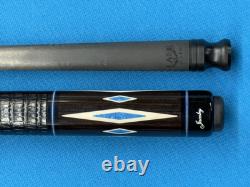 Jacoby Custom Pool Cue Jacoby 4.0 Cf 12.3mm 29 Ebony Chilean Lapis Elforyn