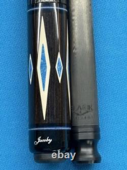 Jacoby Custom Pool Cue Jacoby 4.0 Cf 12.3mm 29 Ebony Chilean Lapis Elforyn