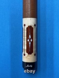 Jacoby Custom Pool Cue Jacoby Kw 11.75mm 29 Shaft Coco Buffalo Turq Be Maple