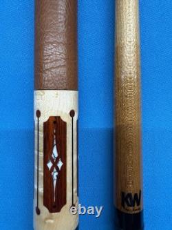 Jacoby Custom Pool Cue Jacoby Kw 11.75mm 29 Shaft Coco Buffalo Turq Be Maple