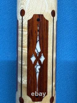 Jacoby Custom Pool Cue Jacoby Kw 11.75mm 29 Shaft Coco Buffalo Turq Be Maple