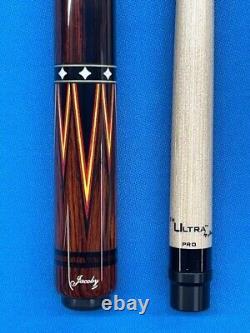 Jacoby Custom Pool Cue Jacoby Ultra Pro 12.75mm 29 Shaft Wrapples Ebony Cocobo