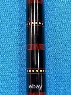 Jacoby Custom Pool Cue Jacoby Ultra Pro 12.75mm 29 Shaft Wrapples Ebony Cocobo