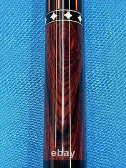 Jacoby Custom Pool Cue Jacoby Ultra Pro 12.75mm 29 Shaft Wrapples Ebony Cocobo