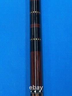 Jacoby Custom Pool Cue Jacoby Ultra Pro 12.75mm 29 Shaft Wrapples Ebony Cocobo