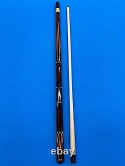 Jacoby Custom Pool Cue Jacoby Ultra Pro 12.75mm 29 Shaft Wrapples Ebony Cocobo