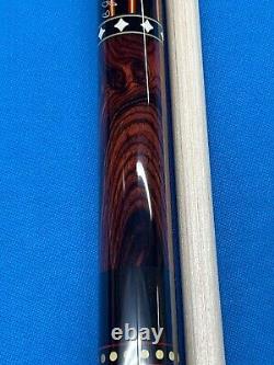 Jacoby Custom Pool Cue Jacoby Ultra Pro 12.75mm 29 Shaft Wrapples Ebony Cocobo