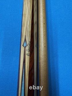 Jacoby Custom Pool Cue Kw 12.75mm 29 Shaft Olivewood Coco And Larimar Radial