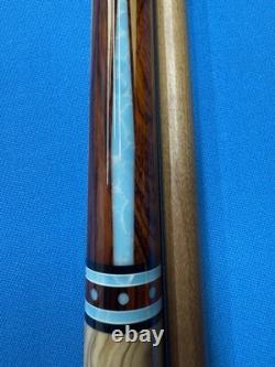 Jacoby Custom Pool Cue Kw 12.75mm 29 Shaft Olivewood Coco And Larimar Radial
