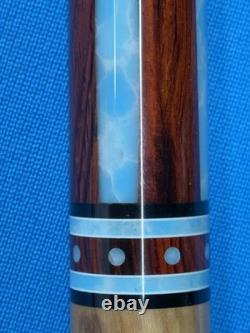 Jacoby Custom Pool Cue Kw 12.75mm 29 Shaft Olivewood Coco And Larimar Radial