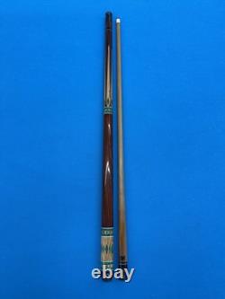 Jacoby Custom Pool Cue Kw 12.75mm 29 Shaft Olivewood Coco And Malachite Radial