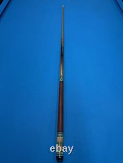Jacoby Custom Pool Cue Kw 12.75mm 29 Shaft Olivewood Coco And Malachite Radial
