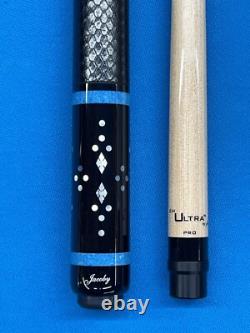 Jacoby Custom Pool Cue Leather Mother Of Pearl Sharp Points 12.75mm 29 Shaft