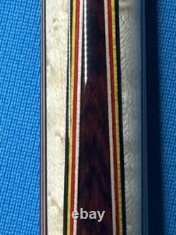 Jacoby Custom Pool Cue Leather Wrap Radial Mother Of Pearl 11.75mm 29 Kw Shaft