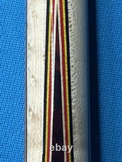 Jacoby Custom Pool Cue Leather Wrap Radial Mother Of Pearl 11.75mm 29 Kw Shaft