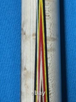 Jacoby Custom Pool Cue Leather Wrap Radial Mother Of Pearl 11.75mm 29 Kw Shaft