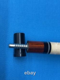 Jacoby Custom Pool Cue Leather Wrap Radial Mother Of Pearl 11.75mm 29 Kw Shaft