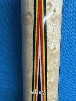Jacoby Custom Pool Cue Leather Wrap Radial Mother Of Pearl 11.75mm 29 Kw Shaft