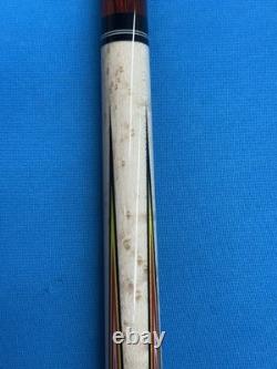 Jacoby Custom Pool Cue Leather Wrap Radial Mother Of Pearl 11.75mm 29 Kw Shaft