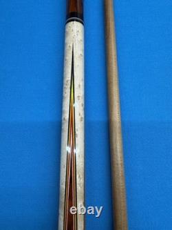 Jacoby Custom Pool Cue Leather Wrap Radial Mother Of Pearl 11.75mm 29 Kw Shaft