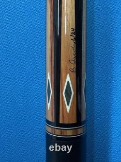 Jacoby Custom Pool Cue''butt Only'' Leather Wrap Tulip Pin Is Radial