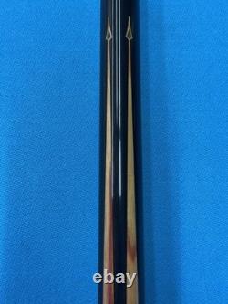 Jacoby Custom Pool Cue''butt Only'' Leather Wrap Tulip Pin Is Radial