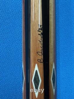 Jacoby Custom Pool Cue''butt Only'' Leather Wrap Tulip Pin Is Radial