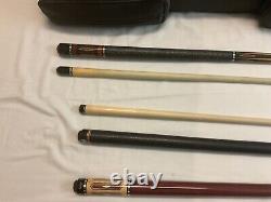 Jacoby Custom Pool Cue made from Birdseye Maple and African Purple Heart Wood