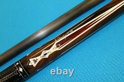 Jacoby Heritage Series L4 Pool Cue 18.9oz 58- BlaCK Carbon 12.3mm Shaft