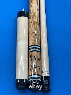 Jacoby Pool Cue 0424-14 Coco Olivewood Larimar Ultra Pro 12.75mm 29 8 Ext. Qr