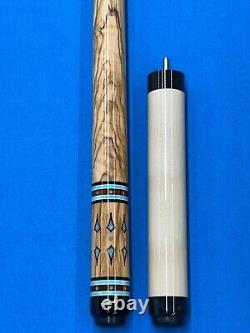 Jacoby Pool Cue 0424-14 Coco Olivewood Larimar Ultra Pro 12.75mm 29 8 Ext. Qr