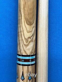 Jacoby Pool Cue 0424-14 Coco Olivewood Larimar Ultra Pro 12.75mm 29 8 Ext. Qr