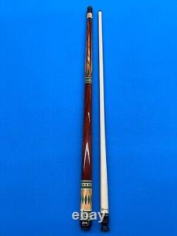 Jacoby Pool Cue 0424-157 Coco Olivewood Malachite Ultra Pro Shaft 12.75mm 29