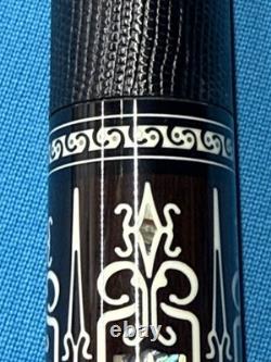 Jacoby Pool Cue 30butt 12.75mm 30diveney Dark Roast Kw Abalone Juma Blackwood