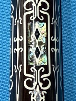 Jacoby Pool Cue 30butt 12.75mm 30diveney Dark Roast Kw Abalone Juma Blackwood