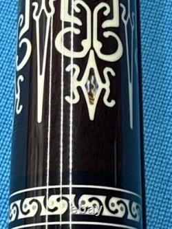 Jacoby Pool Cue 30butt 12.75mm 30diveney Dark Roast Kw Abalone Juma Blackwood