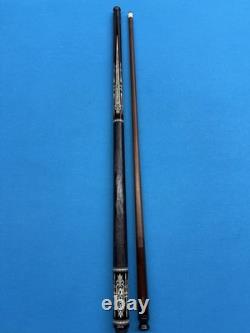 Jacoby Pool Cue 30butt 12.75mm 30diveney Dark Roast Kw Abalone Juma Blackwood