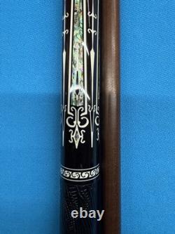 Jacoby Pool Cue 30butt 12.75mm 30diveney Dark Roast Kw Abalone Juma Blackwood