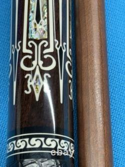 Jacoby Pool Cue 30butt 12.75mm 30diveney Dark Roast Kw Abalone Juma Blackwood