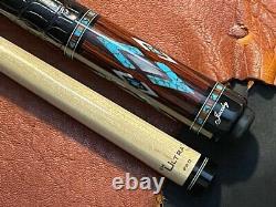 Jacoby Pool Cue With Jacoby Edge Hybrid Ultra Pro Shaft. Leather Model 1121-32