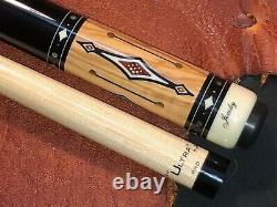 Jacoby Pool Cue With Jacoby Edge Hybrid Ultra Pro Shaft. Wrap-less 0221-143