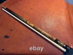 Jacoby Pool Cue With Jacoby Edge Ultra Pro Hybrid Shaft Wrap-less Hickory Burl