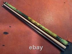Jacoby Pool Cue With2 Jacoby Shafts 1 Black Carbon Fiber & 1 Ultra Pro Wrap-less