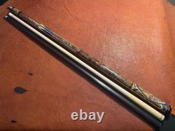 Jacoby Pool Cue With2 Jacoby Shafts 1 Black Carbon Fiber & 1 Ultra Pro Wrap-less