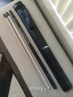 Jazz Custom Ebony Pool Cue -SW Style Hi/Low Sharp Points 3x8/11 READ DESCRIPTION