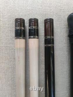 Jazz Custom Ebony Pool Cue -SW Style Hi/Low Sharp Points 3x8/11 READ DESCRIPTION